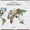 Пазл Woodary Карта мира на английском языке XXL 3192
