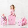 Кроватка для кукол Leader Toys Diamond Star Звездочка 74119 (розовый)