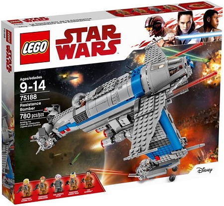 Конструктор LEGO Star Wars 75188 Бомбардировщик Сопротивления