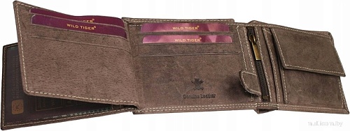 Портмоне Wild Tiger AM-28-033 (темно-коричневый)