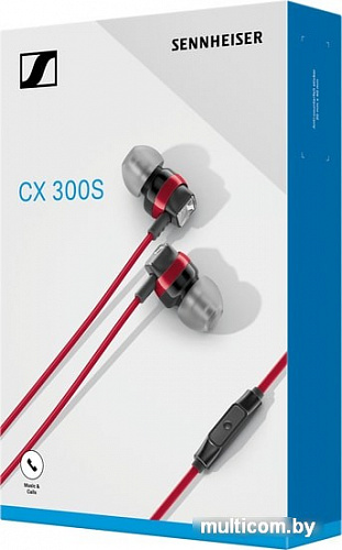 Наушники Sennheiser CX 300S (красный)