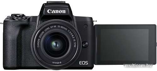 Беззеркальный фотоаппарат Canon EOS M50 Mark II Kit EF-M 15-45mm f/3.5-6.3 IS STM (черный)