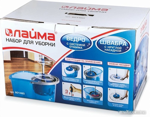 Швабра с отжимом Laima 601460