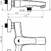 Смеситель Rubineta Nica-10/K