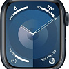 Умные часы Apple Watch Series 9 41 мм (алюминиевый корпус, полуночный/полуночный, спортивный силиконовый ремешок M/L)