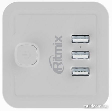 Сетевой фильтр Ritmix RM-043 (белый)