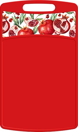 Разделочная доска Idi Land Bergamo 2211480 (красный)