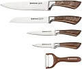 Набор ножей Mercury Haus Herzog HR-SND4W-BRN