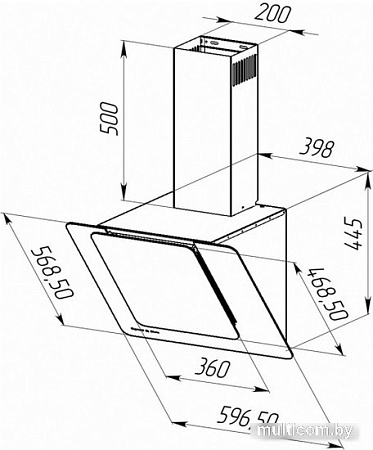 Кухонная вытяжка Zigmund & Shtain K 150.6 B