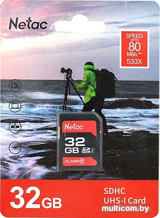 Карта памяти Netac P600 32GB NT02P600STN-032G-R