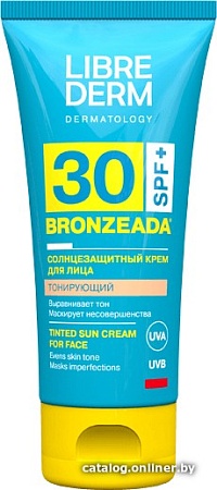 Крем солнцезащитный Librederm Bronzeada Тонирующий SPF30 (50 мл)