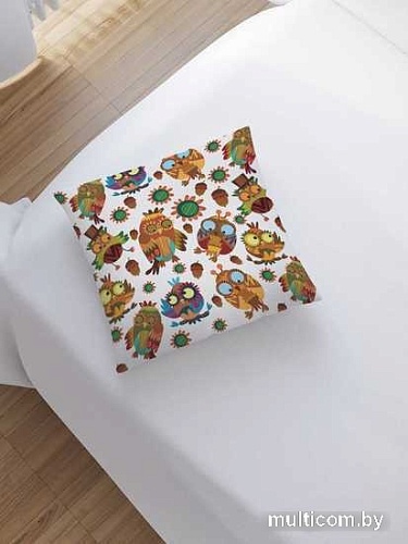 Чехол на подушку JoyArty Удивительные совы sl_4488