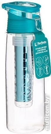Бутылка Perfecto Linea воды с контейнером 750 мл бирюзовый