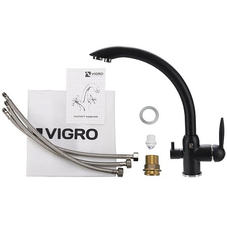 Смеситель Vigro VG907 (антрацит)