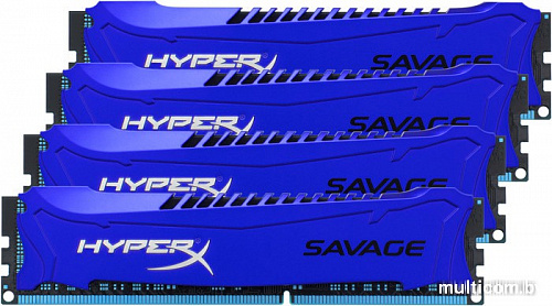 Оперативная память Kingston HyperX Savage 4x8GB KIT DDR3 PC3-14900 (HX318C9SRK4/32)