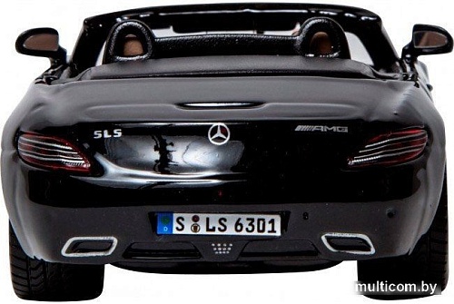 Легковой автомобиль Bburago Mercedes-Benz SLS AMG Cabrio 18-43035 (черный)