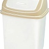 Мусорное ведро Эльфпласт Ромашка EP108 5 л (слоновая кость/бежевый)