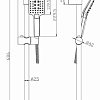 Душевой гарнитур Rossinka Silvermix AC-27