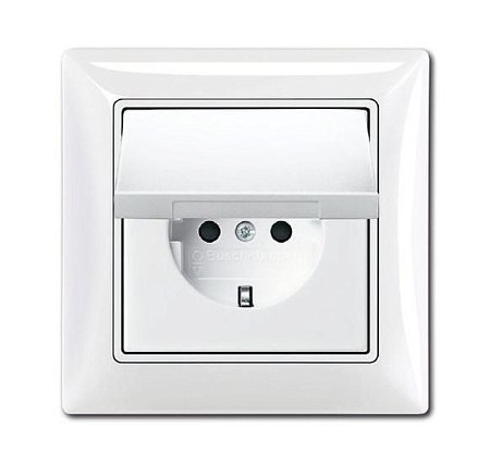 Розетка ABB Basic 55 2018-0-1505 (белый)