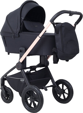 Универсальная коляска MOWbaby Zoom air MB086 (2 в 1, Gold Black)