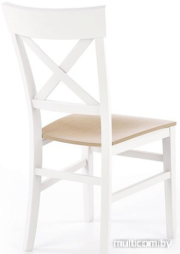 Стул Halmar Tutti (белый/дуб медовый)