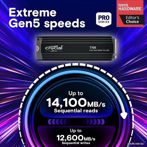 SSD Crucial T705 4TB CT4000T705SSD5