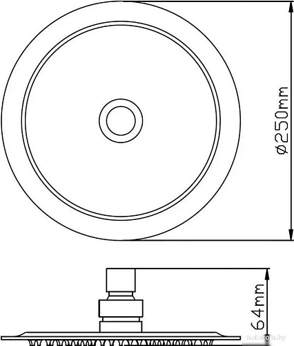 Душевая лейка Potato P103-256