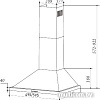 Кухонная вытяжка MAUNFELD Line T 60 (нержавеющая сталь)
