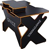 Геймерский стол VMM Game Space 120 Dark оранжевый BASE ST-1-BS-1-BOE-120SET