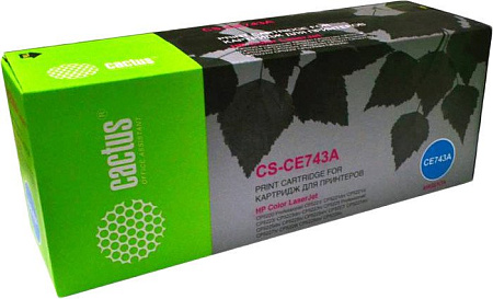 Картридж CACTUS CS-CE743A (аналог HP 307A (CE743A))
