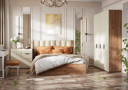 Тумба Стендмебель Соната КМ 02 800 (моно керамика/дуб крафт табачный)