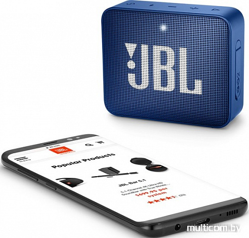 Беспроводная колонка JBL Go 2 (синий)