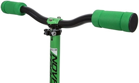 Самокат Novatrack Polis 160 Plasticnf 160PNF.POLIS.GN20 (черный/зеленый)