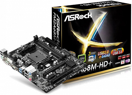 Материнская плата ASRock FM2A68M-HD+