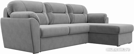 Угловой диван Лига диванов Бостон 100538 (серый)