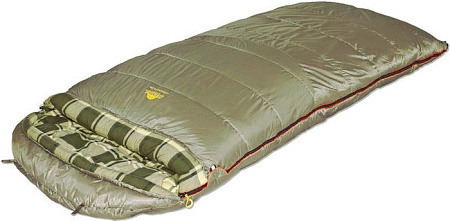 Спальный мешок AlexikA Tundra Plus XL 230 (правая молния, оливковый)