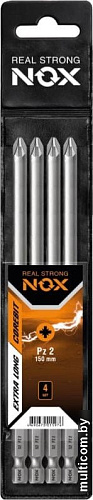 Набор бит Nox Corebit E6.3 Pz2-150 330150-4 (4 шт)