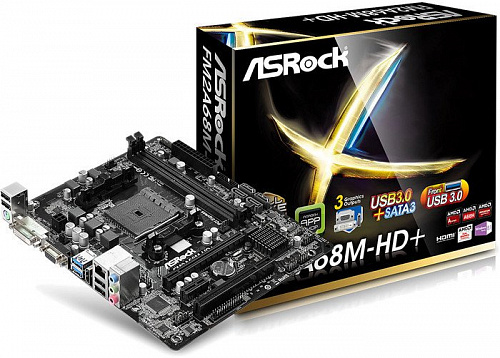 Материнская плата ASRock FM2A68M-HD+