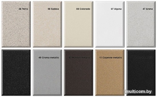 Кухонная мойка Longran Cube CUG 560.500 (truffle/54)