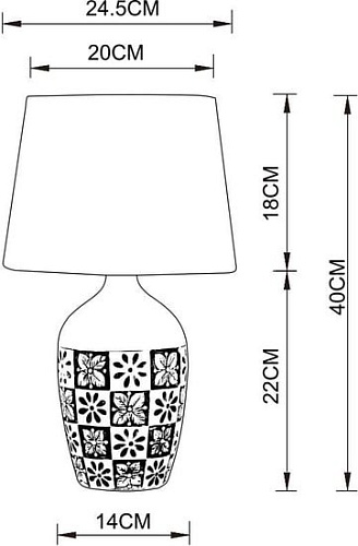 Лампа Arte Lamp Twilly A4237LT-1GY