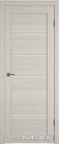 Межкомнатная дверь Atum Pro Х28 80x200 (scansom oak, стекло white cloud)