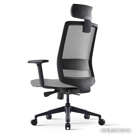 Офисный стул Bestuhl S30 (черная крестовина, серый)