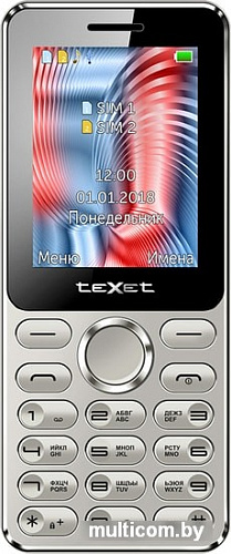 Мобильный телефон TeXet TM-212 (серый)