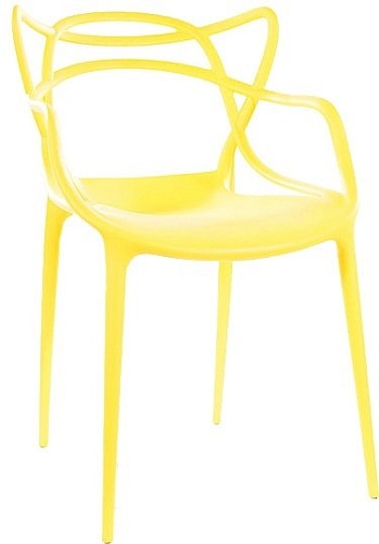 Стул с подлокотниками Signal Toby (желтый)