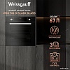Газовый духовой шкаф Weissgauff WGO 706 D Black Glass