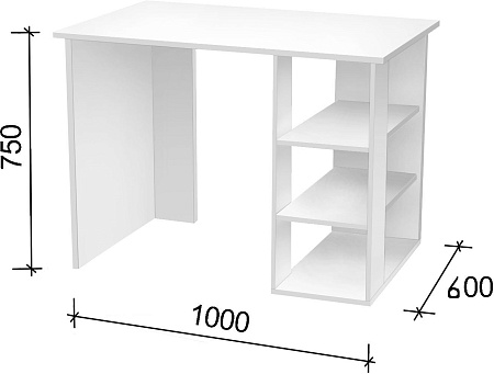 Стол Артём-Мебель СН 123.01 (белый)