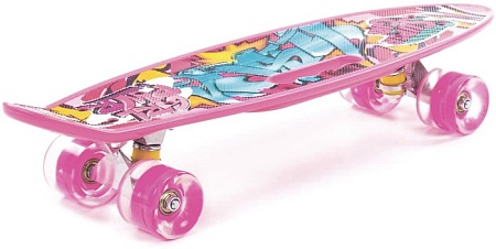 Пенниборд Полесье 89564 59 см (малиновый)