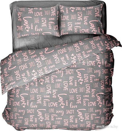 Постельное белье Блакiт Love 1.5сп 70х70 615005/457983 К