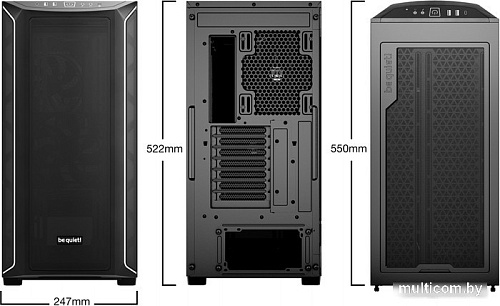 Корпус be quiet! Shadow Base 800 DX Black BGW61