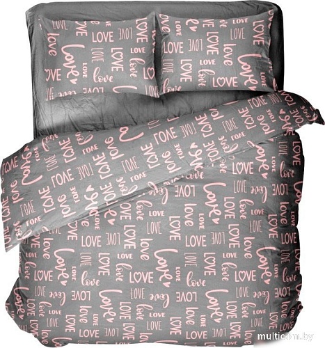 Постельное белье Блакiт Love 1.5сп 70х70 615005/457983 К